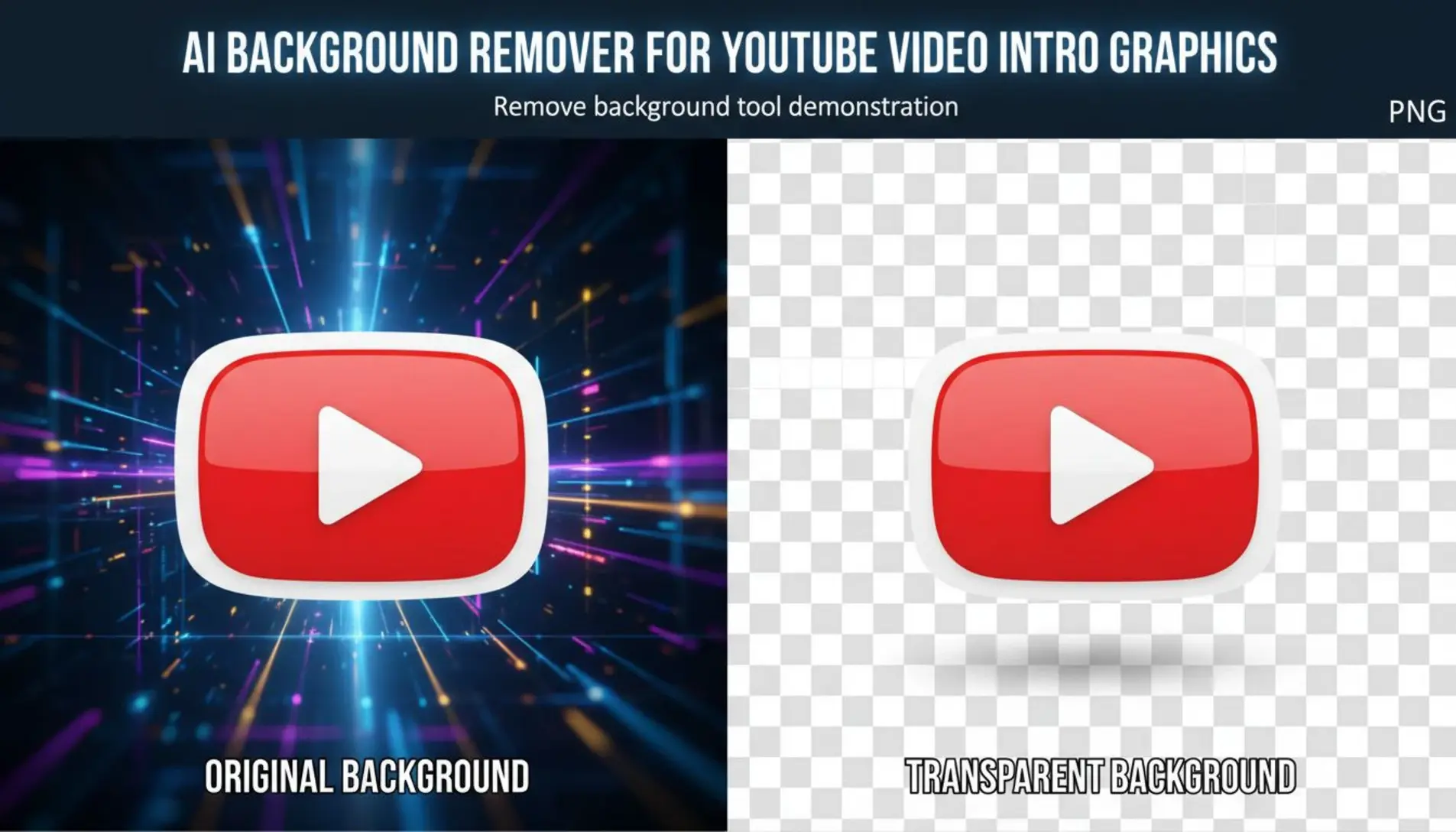 ai background remover for YouTube video intro graphics How to Use It ...