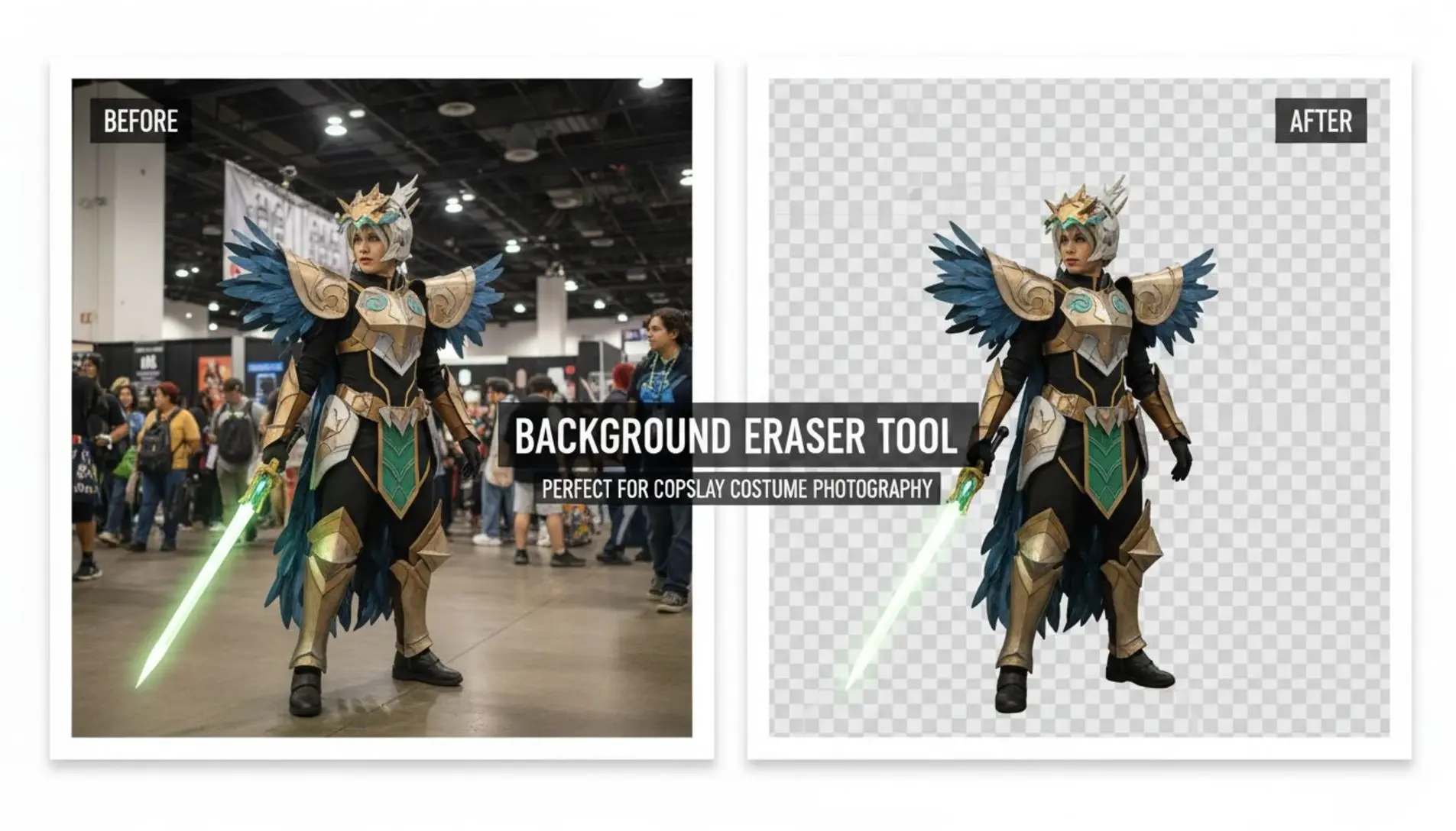 Background Eraser Tool for Cosplay Costume Photography: How to Perfect ...