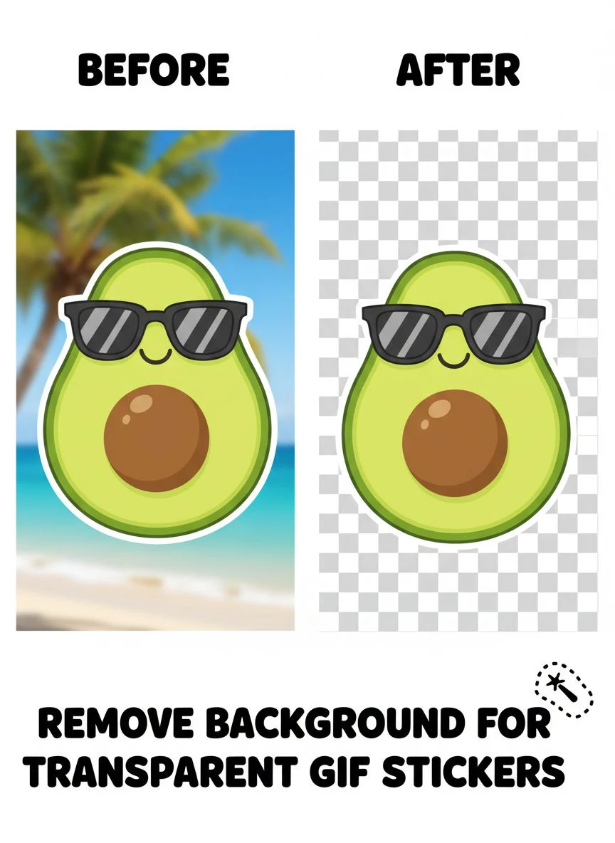 Remove Background for Transparent GIF Stickers: How to Do It Fast and ...