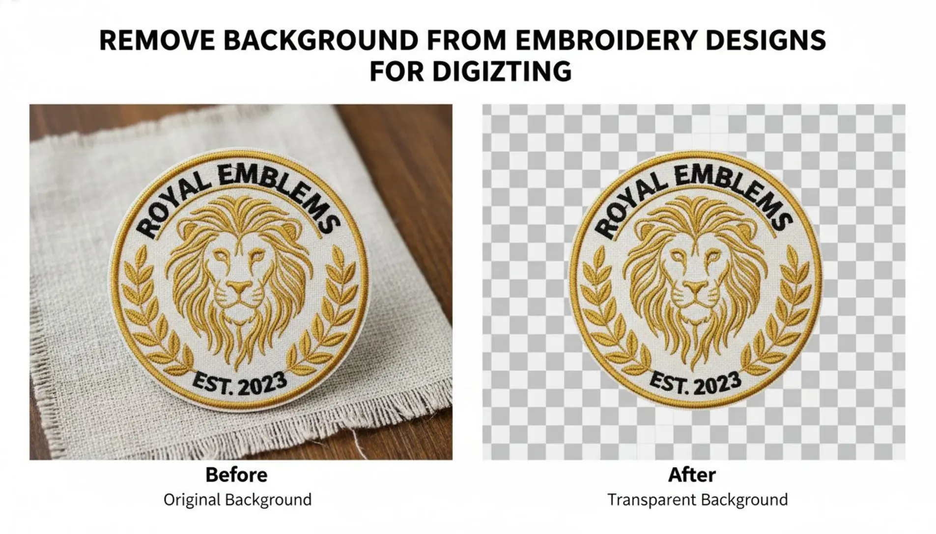 Remove Background from Embroidery Designs for Digitizing: How to Do It ...