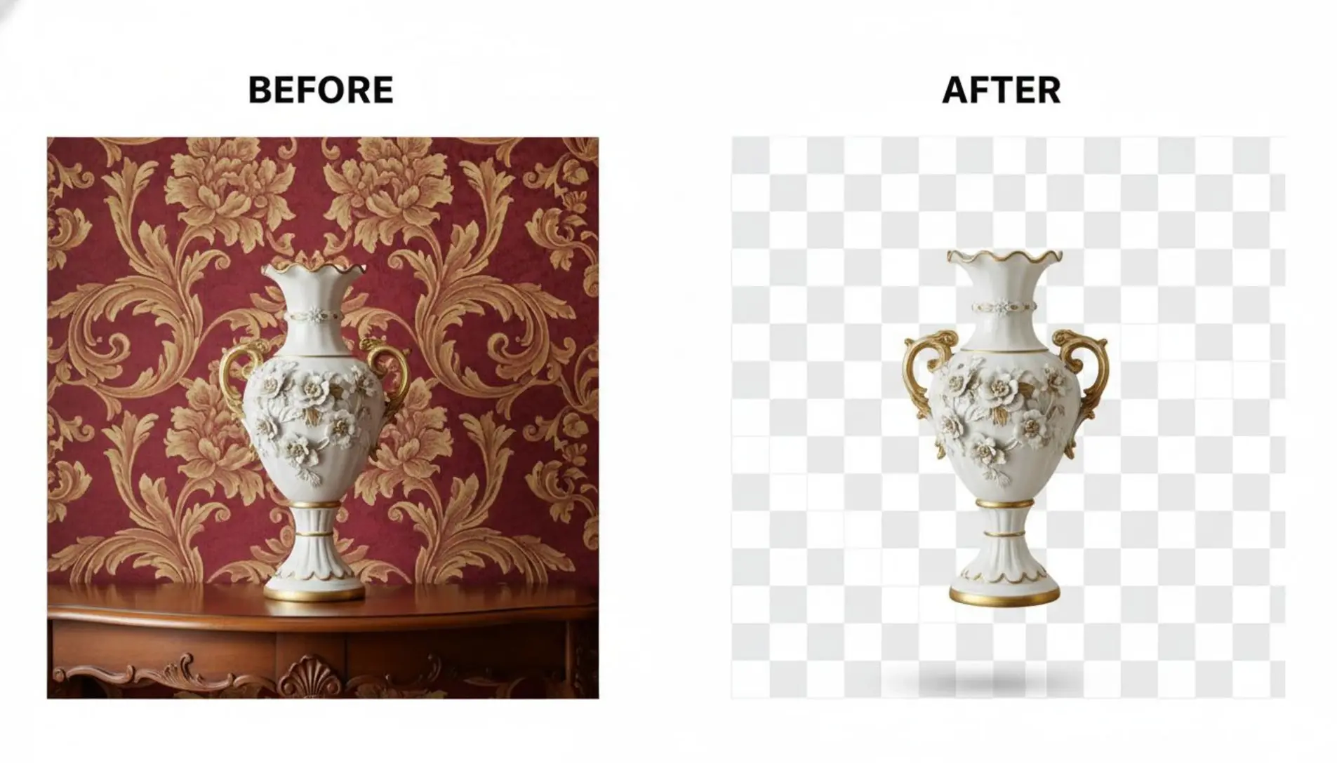 Remove Intricate Wallpaper Background From Home Decor Catalog Images ...